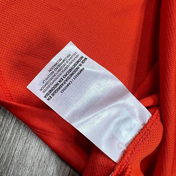 Nike Dri Fit Polo Shirt Mens Medium Orange Oregon State Activities Association - Picture 7 of 7